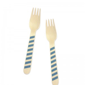 Fork - Stripe Royal Blue